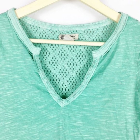 Lucky Brand (C3-08) Women's XS Green Blouse - Picture 2 of 6